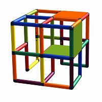 Moveandstic climbing frame and motoric trainer Laura multi color 