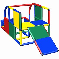 Move and stic LIV climbing frame with slide for children Climbing tower colorful