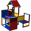 Move and stic play house and climbing landscape Floh multi colored 