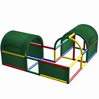 Move and Stic crawling tunnel FRANZI with stone inserts Multicolor 1