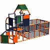 Move and Stic houseboat JAKE with ball pool titanium gray/orange