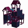 Move and stic knight castle with telescope magenta/ titanium grey