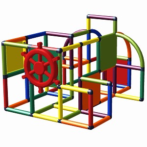 Move and Stic climbing maze KREBS Multicolor