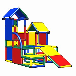 Moveandstic Luise - play tower with toddler slide