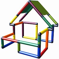 Move and Stic toddler play house LIA multi color 