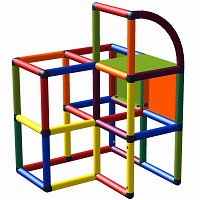 Moveandstic climbing frame and motoric trainer Ebba multi colored