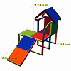 Moveandstic Mila - my little house with slope multi colored 