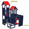 Move and Stic knight's castle CASTLE titanium gray/red 2