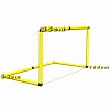 Move and Stic - Yellow soccer and field hockey goal 3