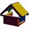Move and Stic - Birdhouse Multicolor 1