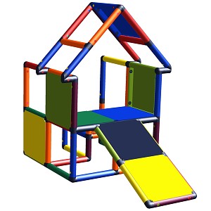 Moveandstic Noel - play ramp, house with toddlers slope, multi-colored