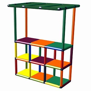 Moveandstic market stall multi colored - aunt Emma store 