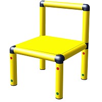 Moveandstic chair for children yellow 