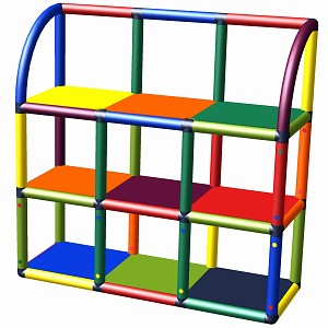 Move and stic shelf Matze multi colored 