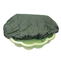 Sand & and water shell green incl. sandpit cover 1