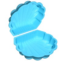 Sand & and water mussel 2-part. TURQUOISE