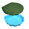 Sand & and water shell TURQUOISE incl. sandpit cover
