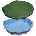 Sand & and water shell BLUE incl. sandpit cover