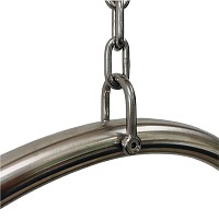 Swing axle Swing bracket Swing suspension made of stainless steel, including chain 2