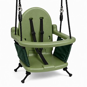 Toddler swing seat, green folding swing Toddler swing seat, green folding swing