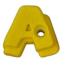 Climbing stone - letter A.