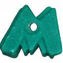 Climbing stone - letter M.