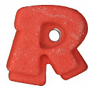 Climbing stone - letter R.