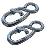2x parking space with flap for adjusting the length of ropes 6 x 70 mm rope clamps