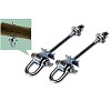 Set of 2 swing hooks type D - M12 x 120 mm