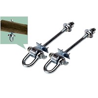 Set of 2 swing hooks type D - M12 x 120 mm