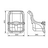 Schaukelschale für Kleinkinder magenta 2in1 Baby Swing Seat 1