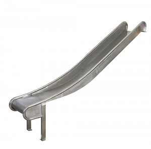 Add-on slide Stainless steel slide without ears Slide for play tower