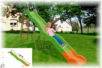 Loggyland - Wavy Slide with Stairs 3.80m long