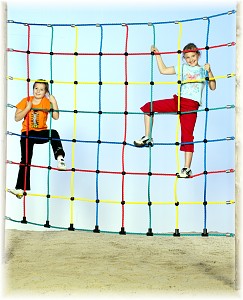 Climbing net 1.50x2.00m MW 25cm, rope 16mm climbing rope net rope ladder