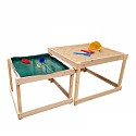 Sand and water play table - mud kitchen