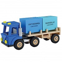 Lorry with 2 containers