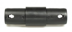 Moveandstic 2 way straight connector, black