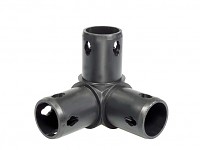 Moveandstic 3 way connector, black